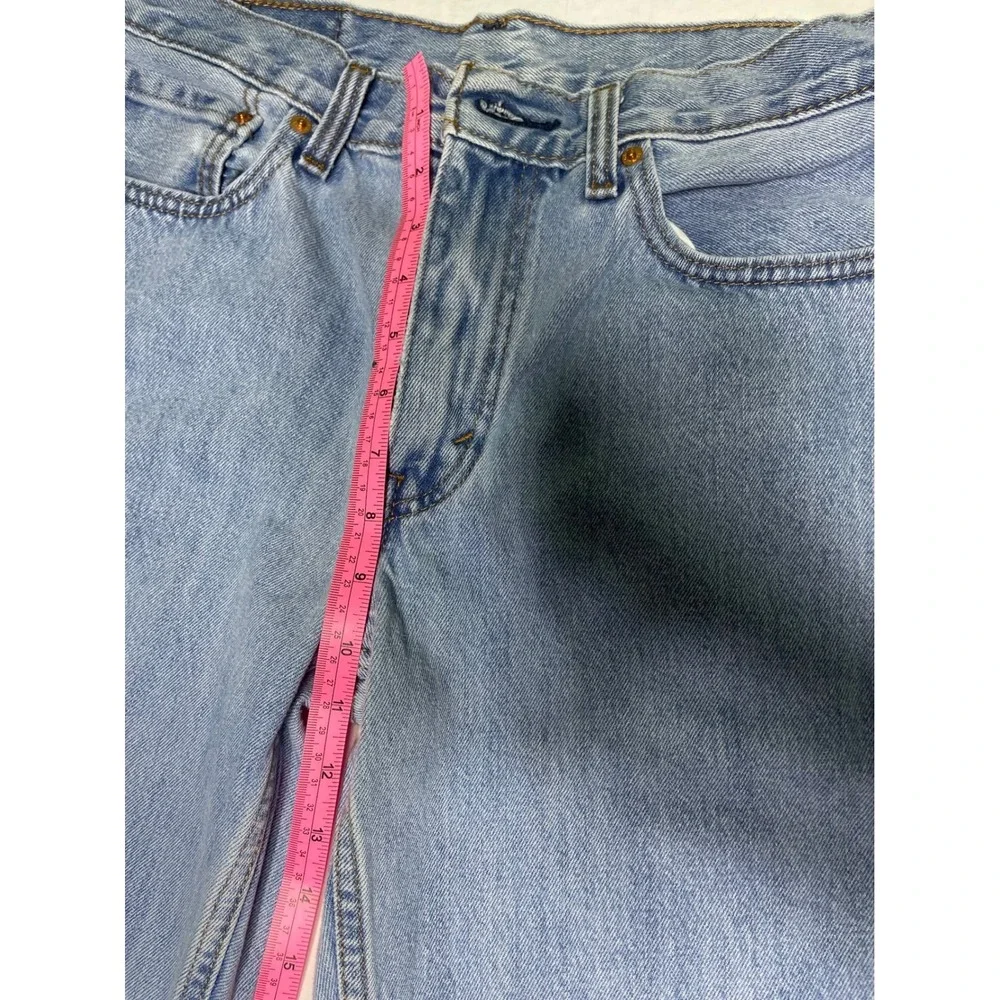 Levis 550 Relaxed Fit‎ Light Wash Denim Jeans Mens W31 L30 Blue 00550-4886 b3